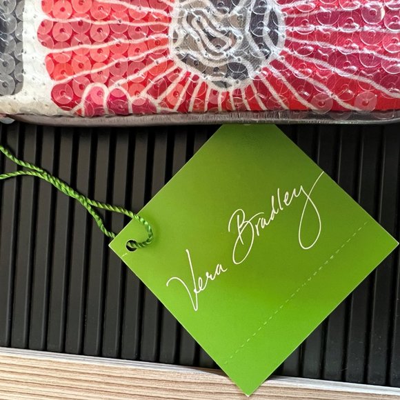 Vera Bradley Cheery Blossoms Shimmer Wristlet - Picture 11 of 11